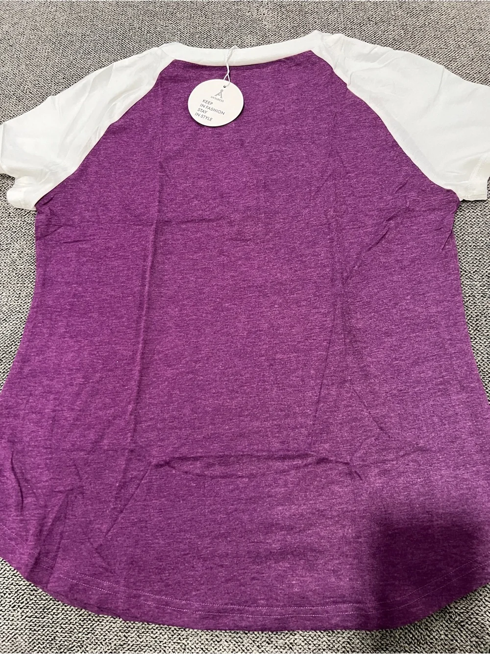 N/A purple shirt